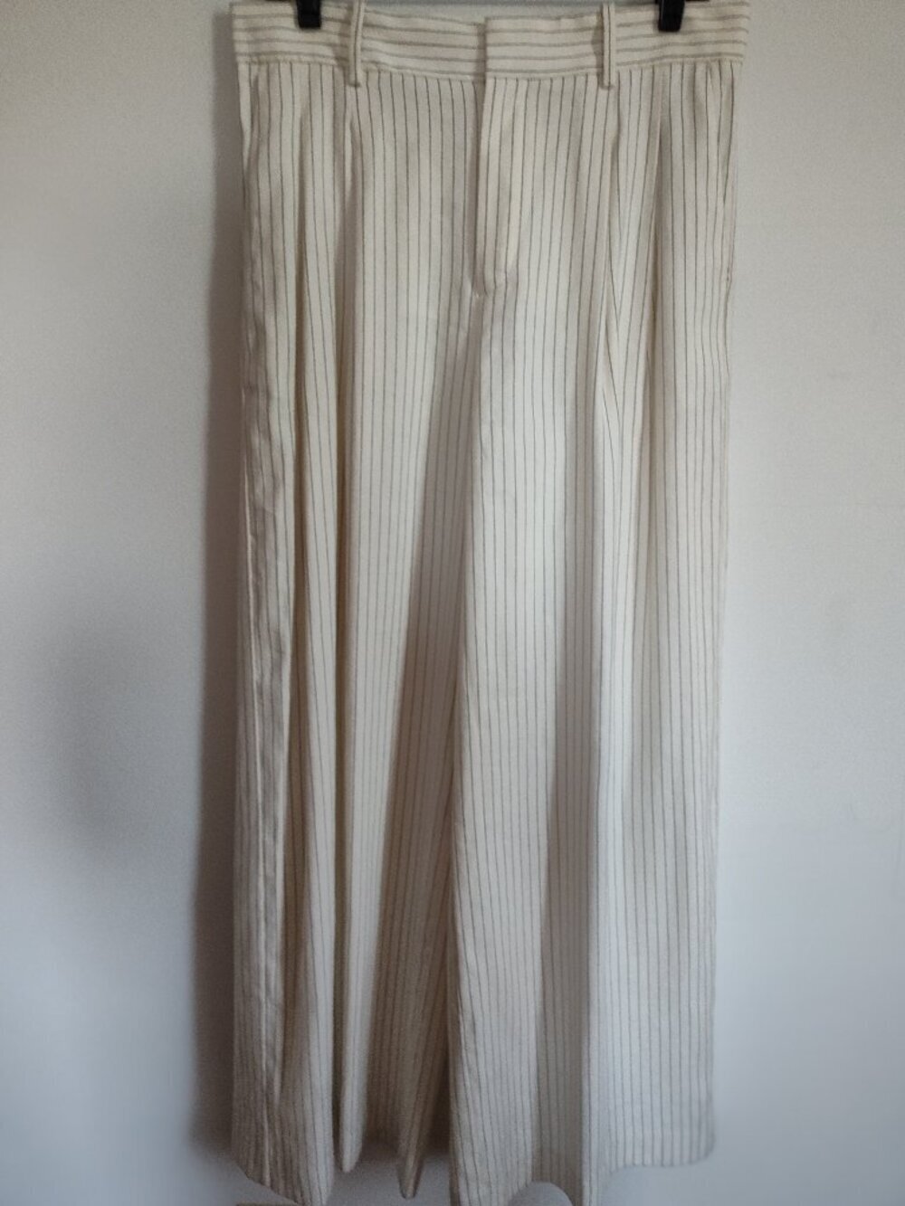 Madewell Pinstripe Harlow Wide-Leg Pant